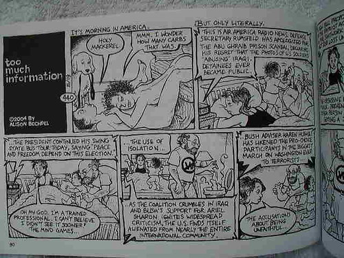 Example of art from Invasion of The Dykes To Watch Out For by Alison Bechdel