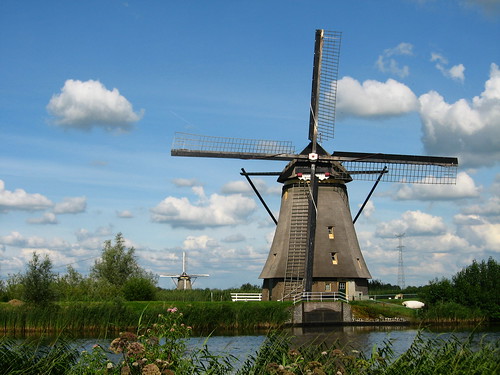 Old windmill near Bergschenhoek, The Netherlands