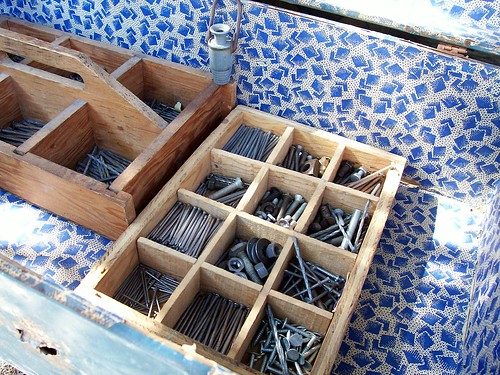 little crates of nails