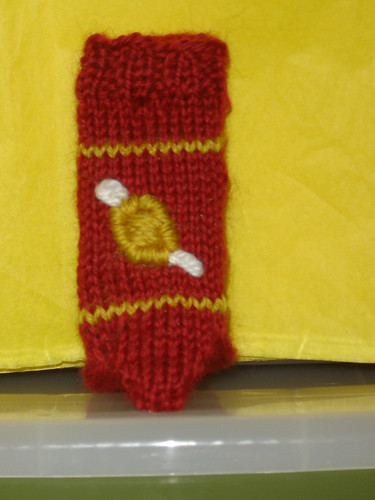 Mini-Gryffindor Gold Snitch sock for Lulu33 Reducio Swap 2010