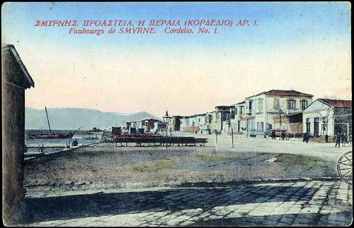 Karpostallarda yangından önce İzmir, Kordonboyu