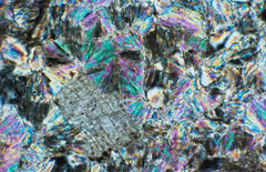 Prehnite (zeesstof) Tags: geology thin section geological petrography zeolite prehnite zeesstof
