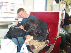 Narcolepsy is common on trains and subways by Neon Dialogue