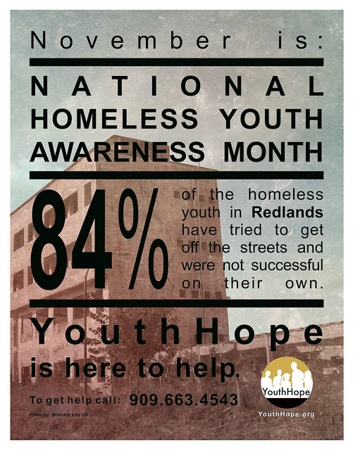 National Homeless Youth Awareness Month Print 2