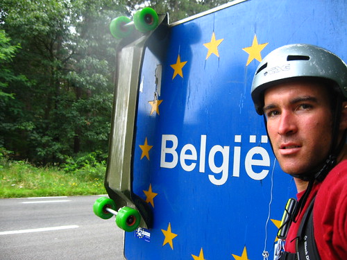 Entering Belgium near Eersel, The Netherlands