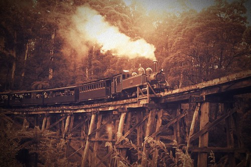 Puffing Billy sepia #2