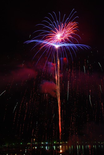 Fireworks in Capodimonte (VT, Italy)