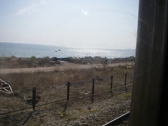 Beira-rio vista do comboio