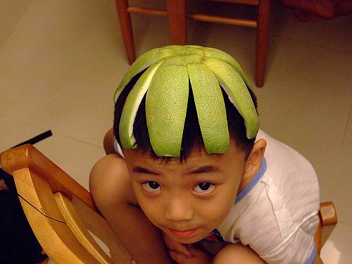 柚子皮帽