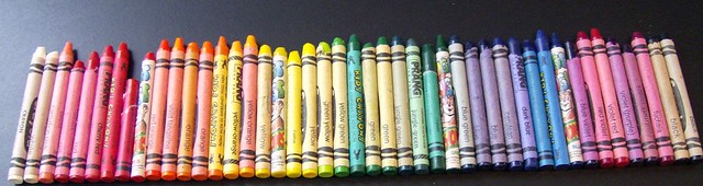Rainbow of Crayons