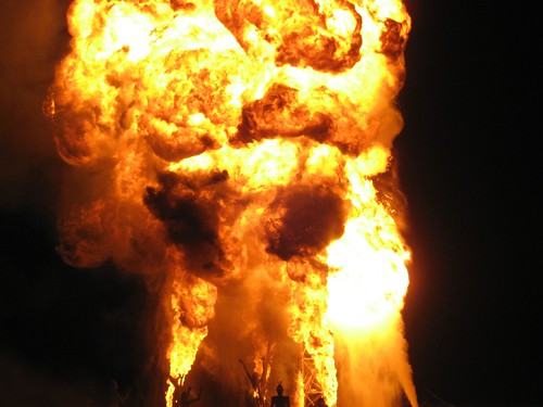 Crude Awakening Oil Derrick Explosion, Burning Man 2007