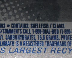 Warning: Contains shellfish/clams.