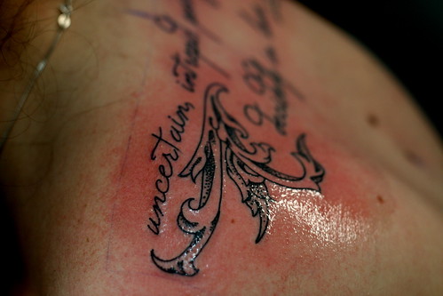 filigree tattoo script Tattoos Gallery
