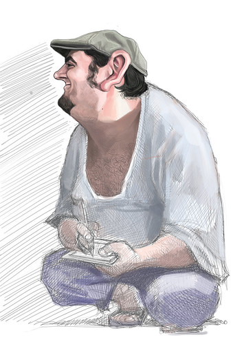 digital sketch of Jaume Cullell - 6