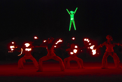 burning man 2007 dancers