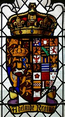 Armorial stained glass willement twycross