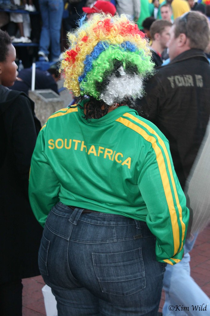 Mundial Sudáfrica hinchas freak gorda