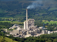 Cement factory in Derbyshire, UK, by Roger B.