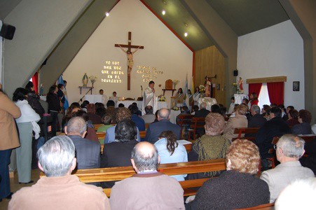 Misa en la Capilla San Juan Bautista