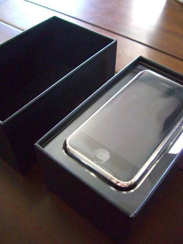 iPhone in box