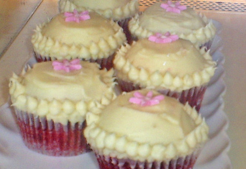 Sweet Posie Red Velvet Cupcakes