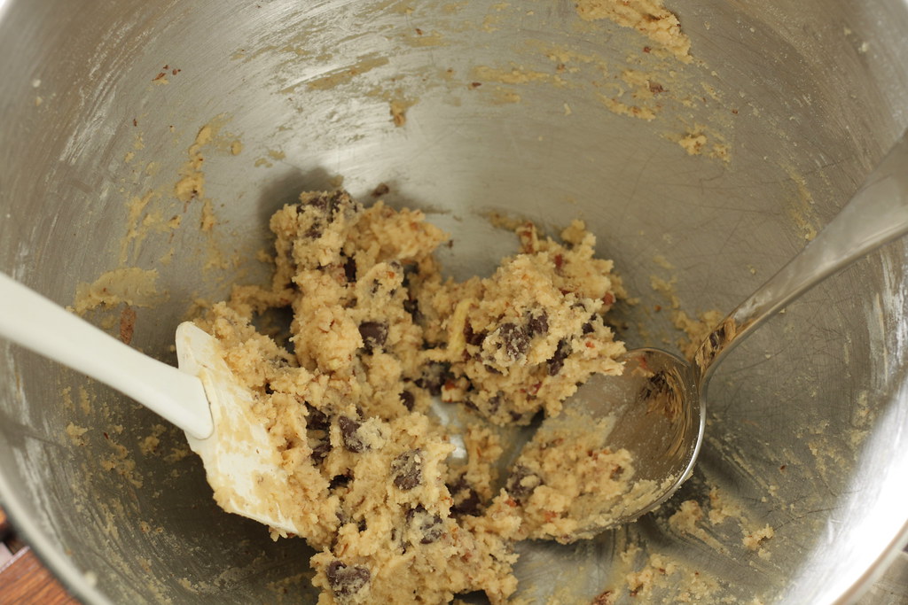 bowl of cookie dough