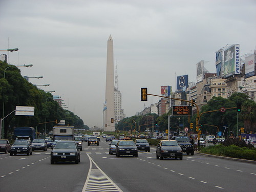Avda. 9 de Julio y Obelisco - Buenos Aires por Iván Utz.