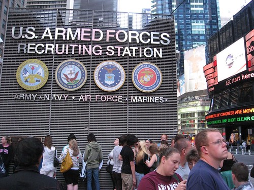 Times Square - Recruitment station