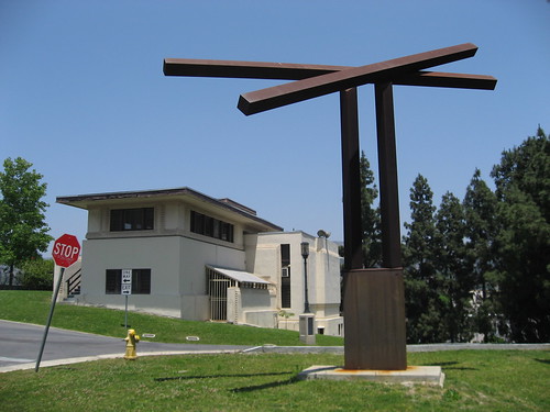 Barnsdall Art Park - "Temple II" and Residence 'A'