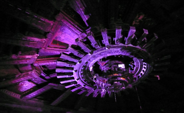 Ceiling of the Mayan theater