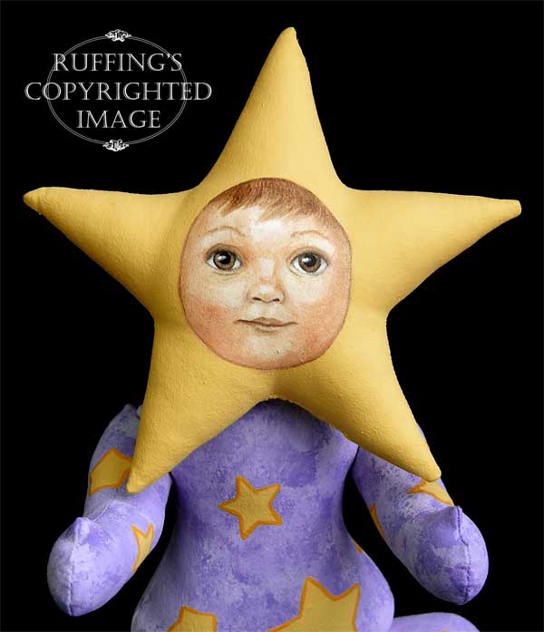 Leah the Star Baby Original Fairy Art Doll by Elizabeth Ruffing