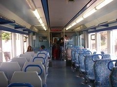 Dentro do comboio