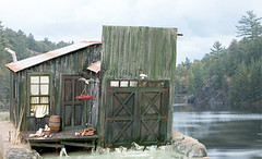 Fishing Shack by Karin Foster