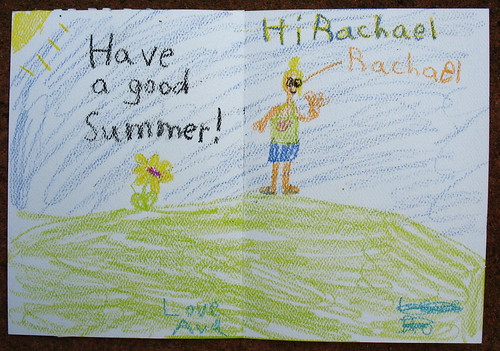 Ava Thursday: Rachael's Birthday Card inside