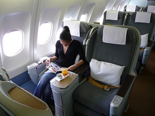 Gulf air Business Class seat