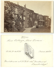 Kew Cottage, Kew Green, home of the Duchess of Cambridge, dated June 1865