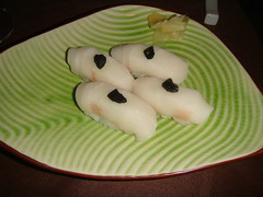 Sushi de pez mantequilla