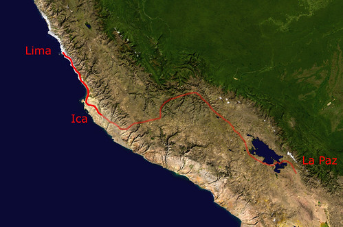 Lima-LaPaz via Ica