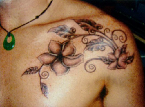  Tattoo left Shoulder front Art