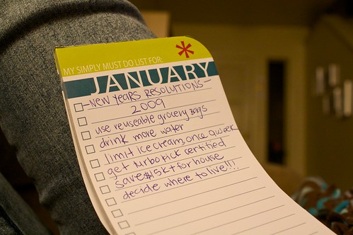 New Years Resolutions 2009