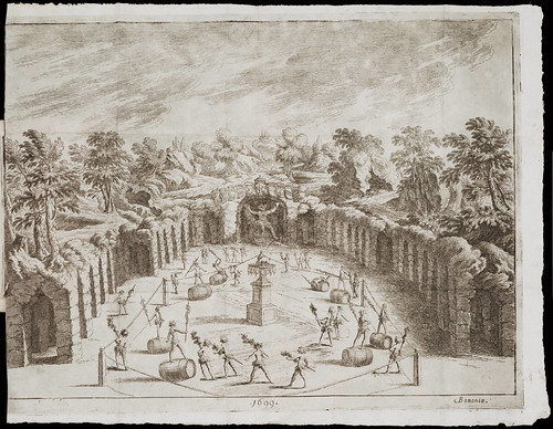 Torneo di Bacco per la festa popolare della Porchetta nella fiera dellanno 1699