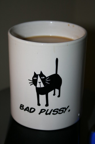 Bad Pussy Mug From Darkside Digital Arts