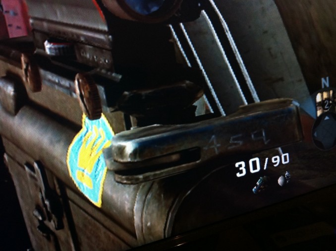badge emblem on Black Ops