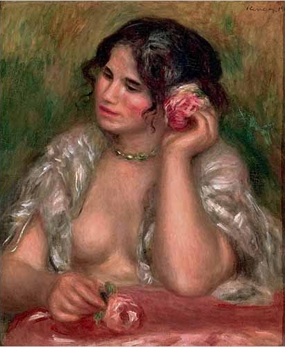 Gabrielle With a Rose, Renoir