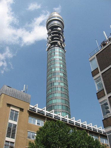 Post Office Tower in London by