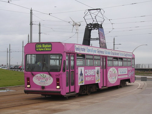 Blackpool tram 647