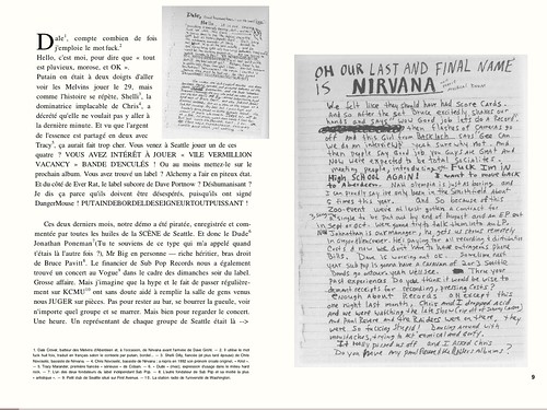 Journal intime de Kurt Cobain sur iPad