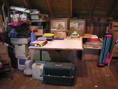 upstairs of barn --after