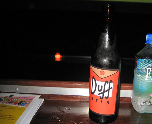Duff Beer at the Simpsons Feast, by J. Kernion