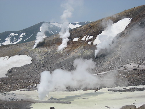Mt. Asahidake steam vents